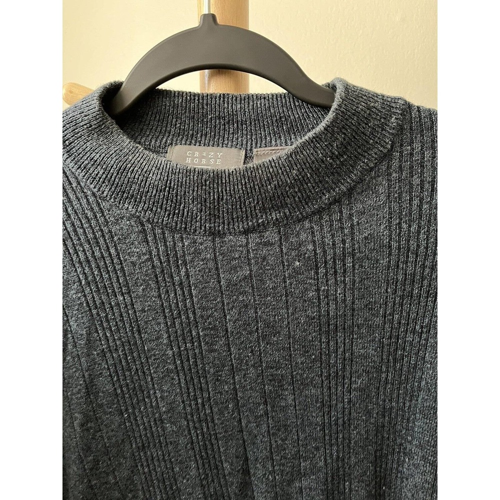 VTG Crazy Horse Liz Claiborne Off White Sweater Size Large - Picture 3 of 10